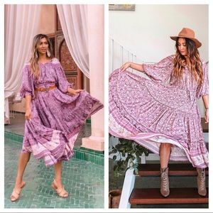 Spell and the gypsy dahlia gown NWT mulberry